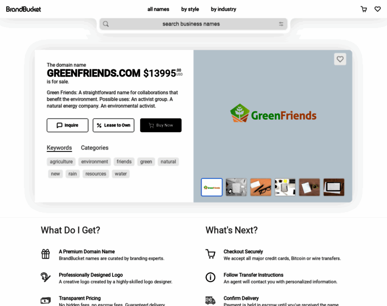 Greenfriends.com thumbnail