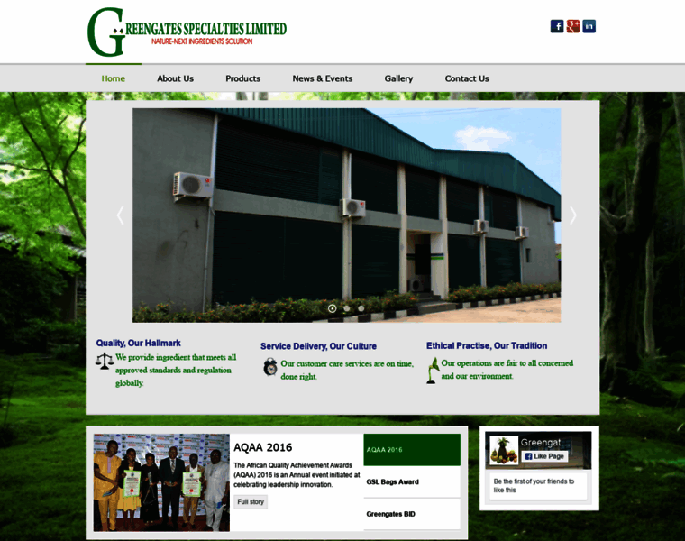 Greengates-specialties.com thumbnail