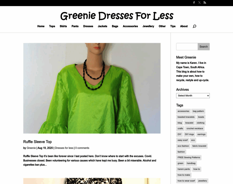 Greeniedressesforless.com thumbnail