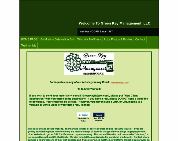 Greenkeymanagement.com thumbnail
