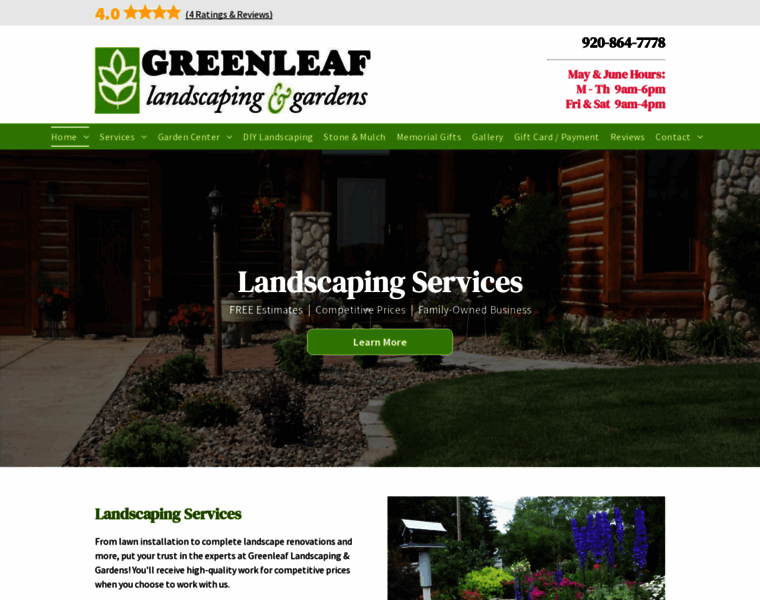 Greenleaflandscaping.com thumbnail