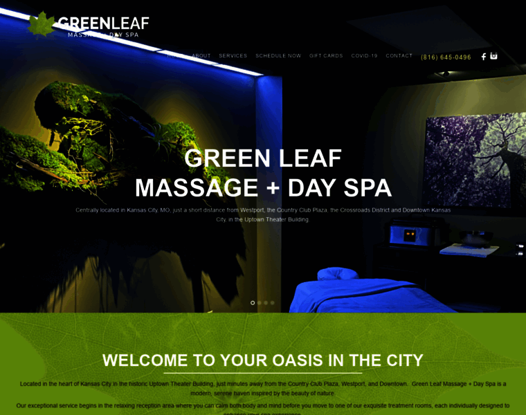 Greenleafmassagetherapy.com thumbnail