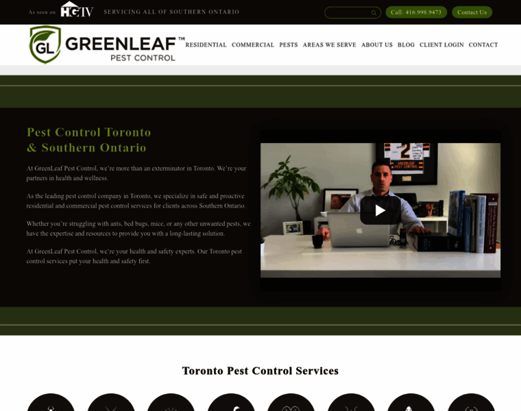 Greenleafpestcontrol.com thumbnail