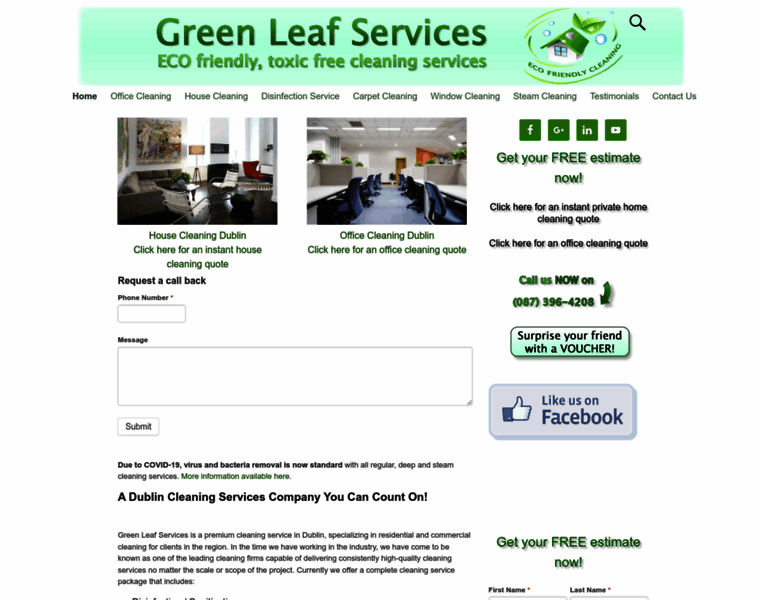 Greenleafservices.ie thumbnail