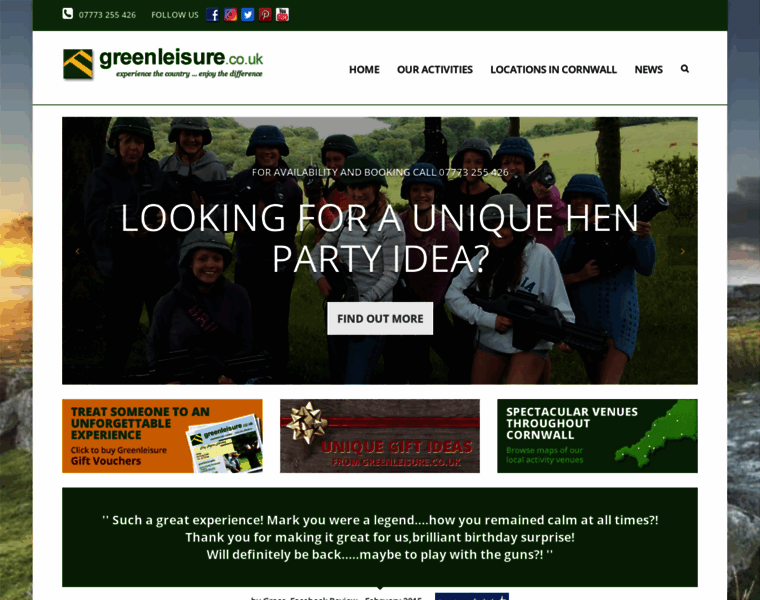 Greenleisure.co.uk thumbnail