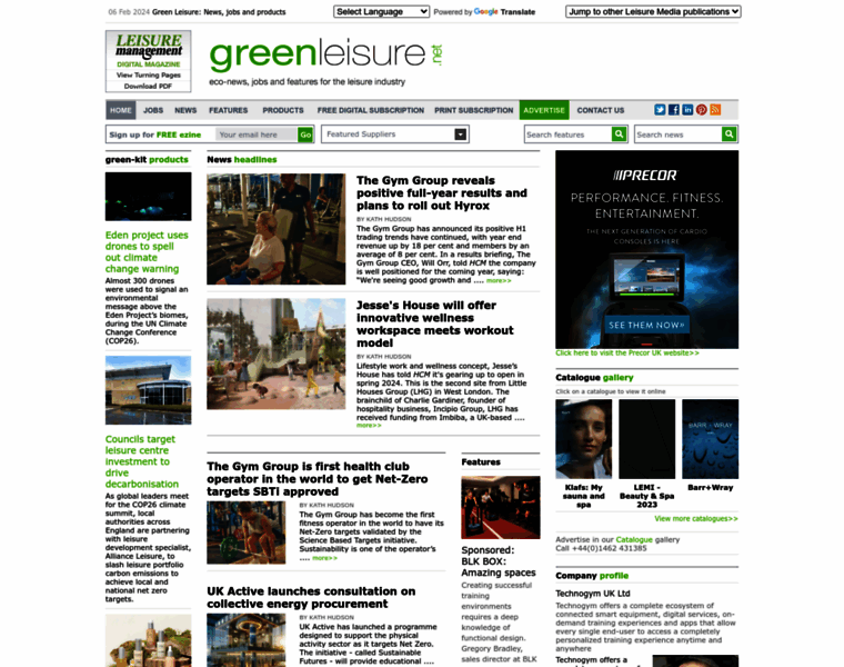 Greenleisure.net thumbnail