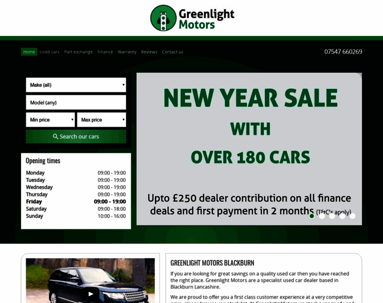Greenlightmotors.co.uk thumbnail