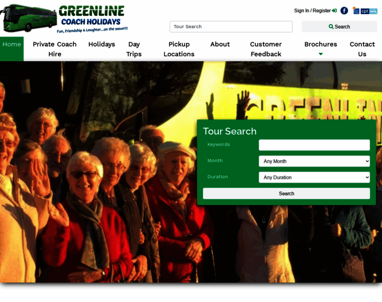 Greenlinecoaches.com thumbnail