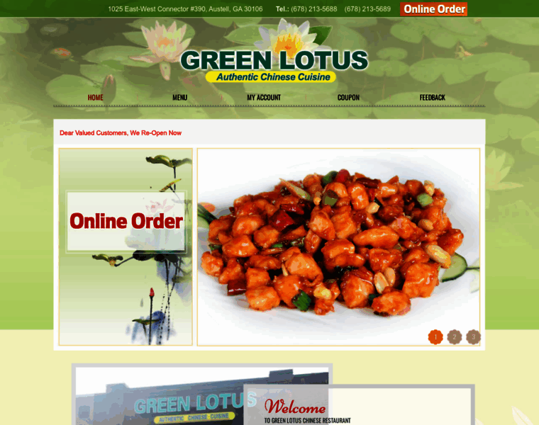 Greenlotuschinese.com thumbnail