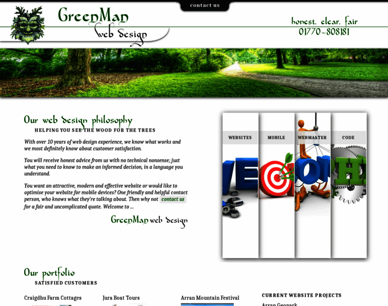 Greenman-webdesign.de thumbnail