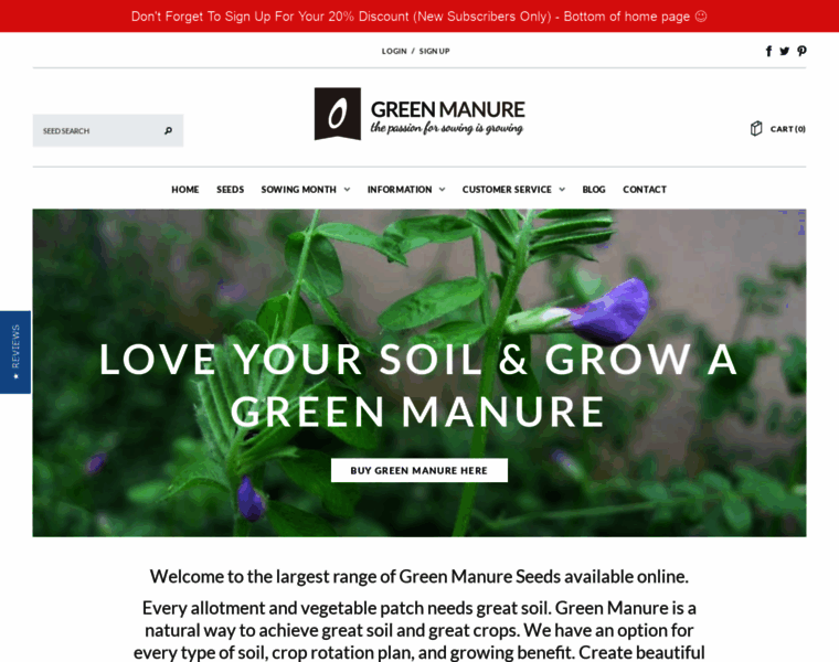 Greenmanure.co.uk thumbnail