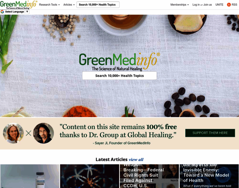 Greenmedinfo.com thumbnail Greenmedinfo.com thumbnail