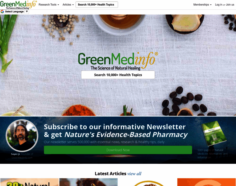 Greenmedinfo.health thumbnail