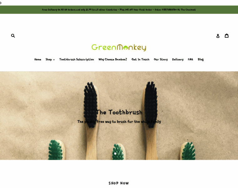 Greenmonkeybamboo.com thumbnail