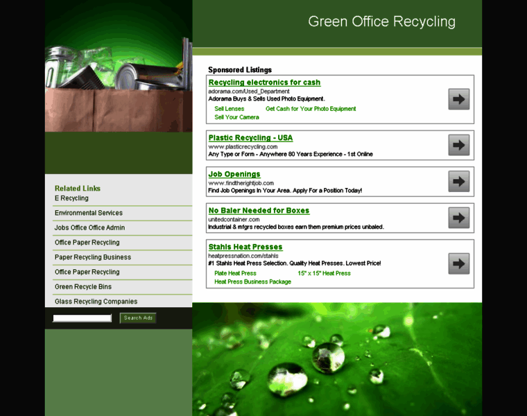 Greenofficerecycling.com thumbnail