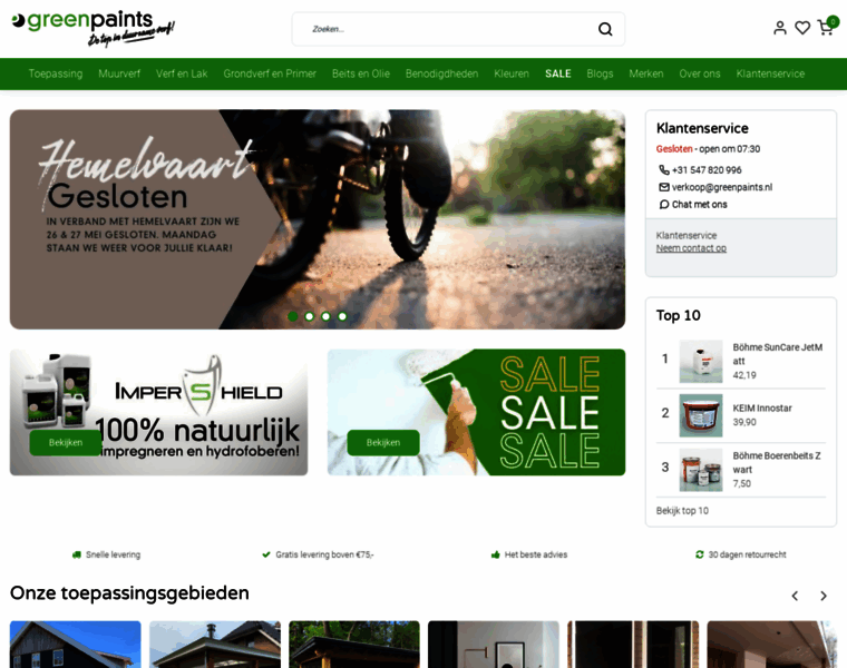 Greenpaints-shop.com thumbnail