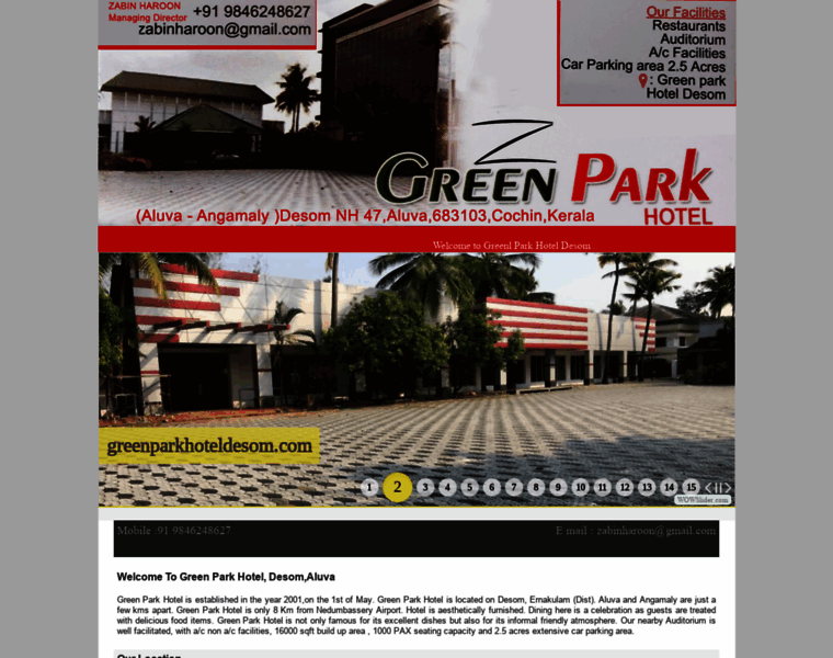 Greenparkhoteldesom.com thumbnail