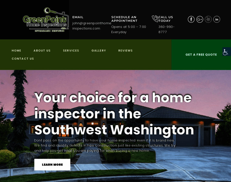 Greenpointhomeinspections.com thumbnail