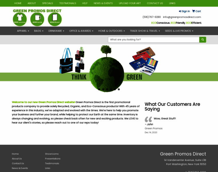 Greenpromosdirect.com thumbnail