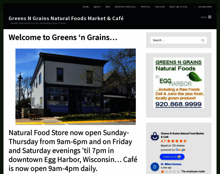 Greens-n-grains.com thumbnail