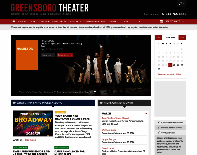 Greensboro-theater.com thumbnail