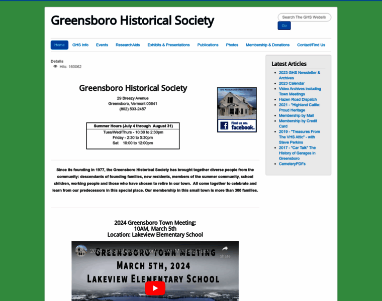 Greensborohistoricalsociety.org thumbnail