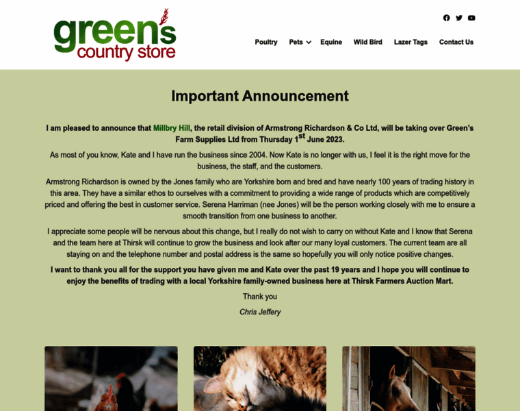 Greenscountrystore.co.uk thumbnail
