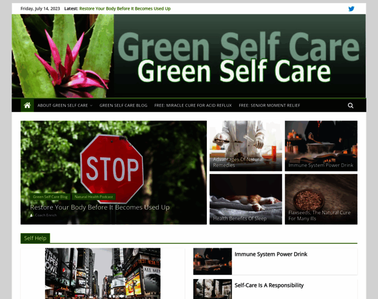 Greenselfcare.com thumbnail
