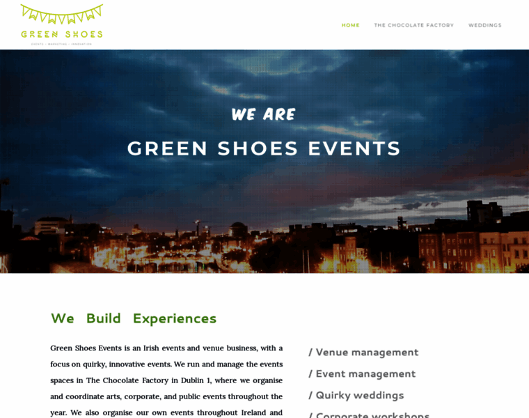 Greenshoesevents.com thumbnail