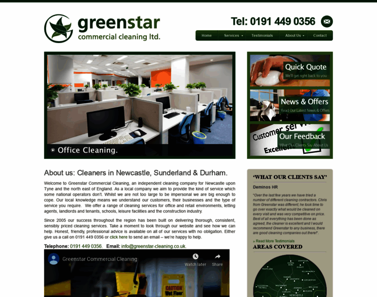 Greenstar-cleaning.co.uk thumbnail