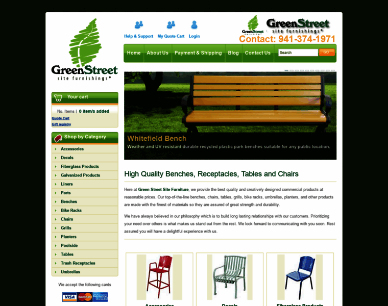 Greenstreetsitefurniture.com thumbnail