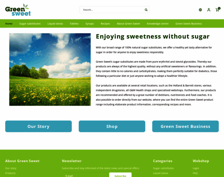 Greensweet-stevia.nl thumbnail