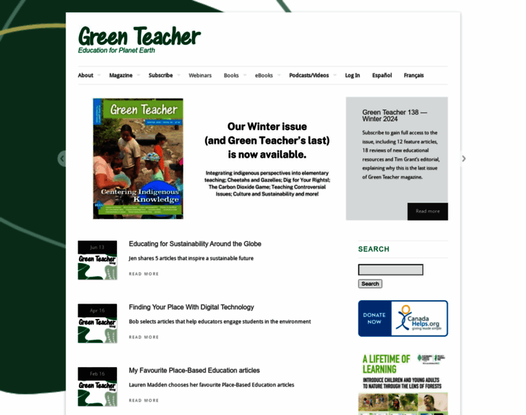 Greenteacher.com thumbnail