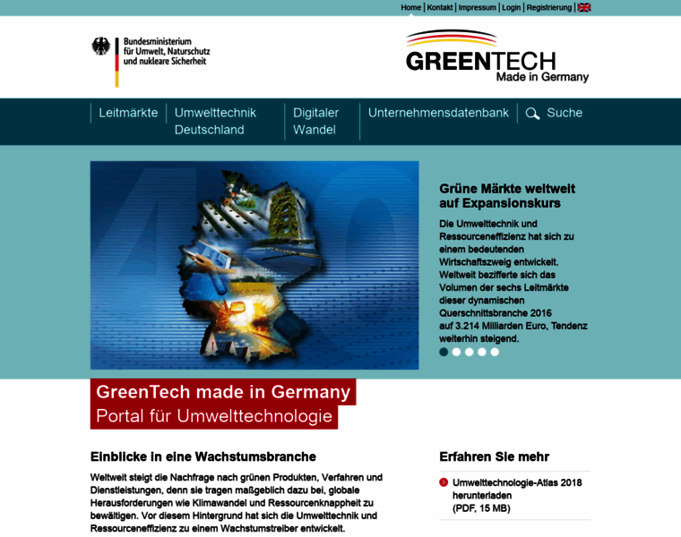 Greentech-made-in-germany.de thumbnail