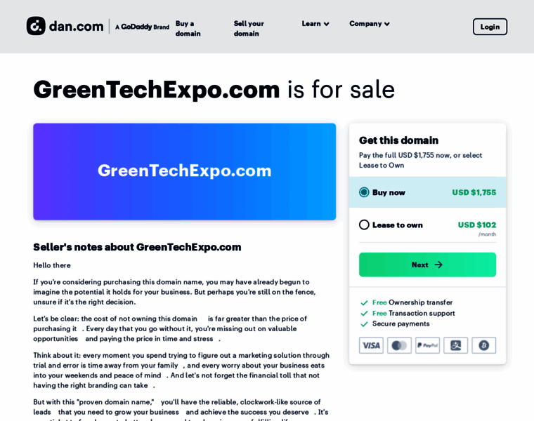 Greentechexpo.com thumbnail