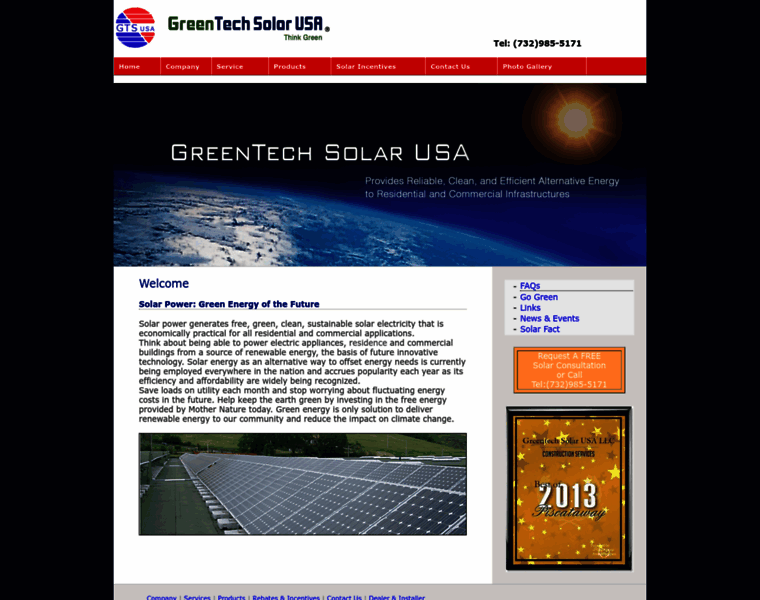 Greentechsolarusa.com thumbnail