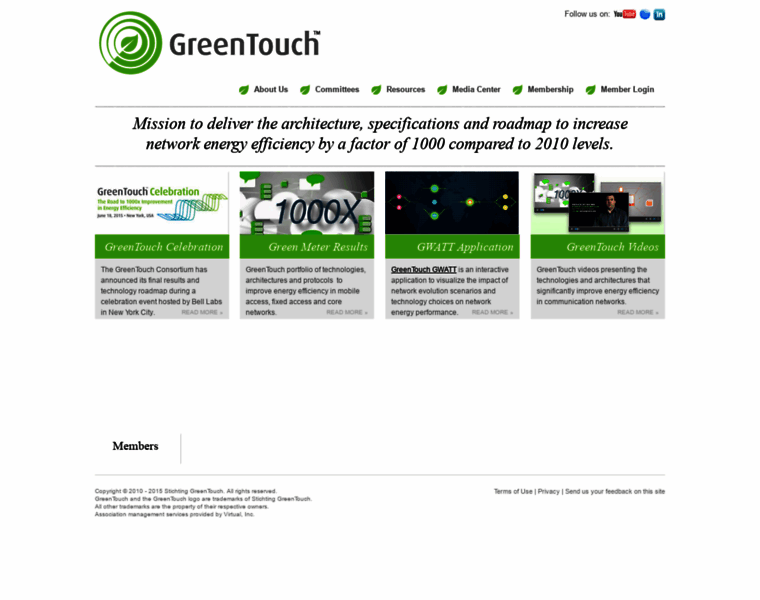 Greentouch.org thumbnail