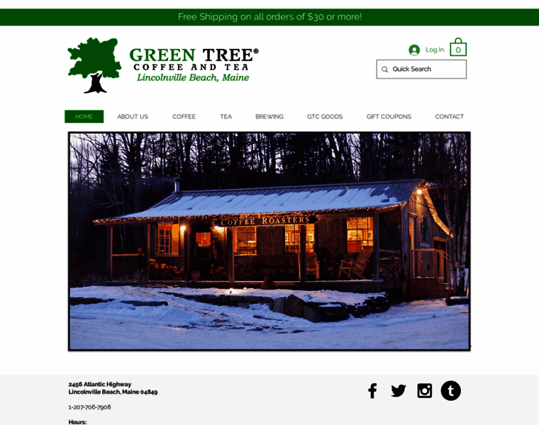 Greentreecoffee.com thumbnail