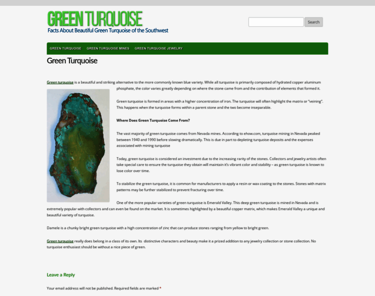 Greenturquoise.net thumbnail