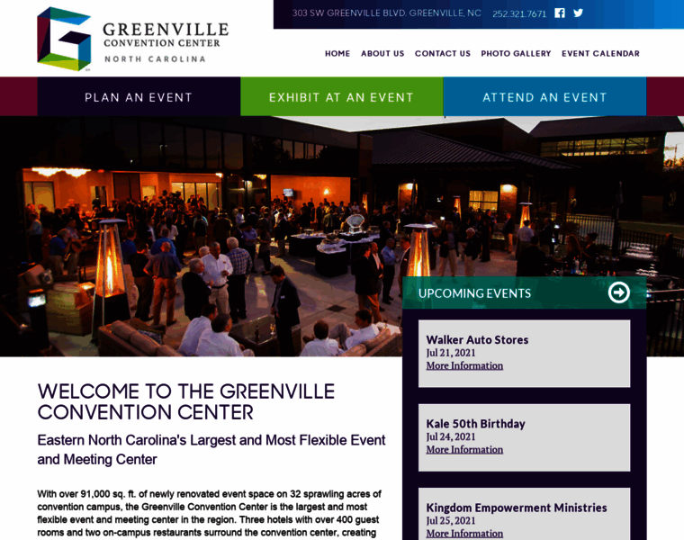 Greenvilleconventioncenter.com thumbnail