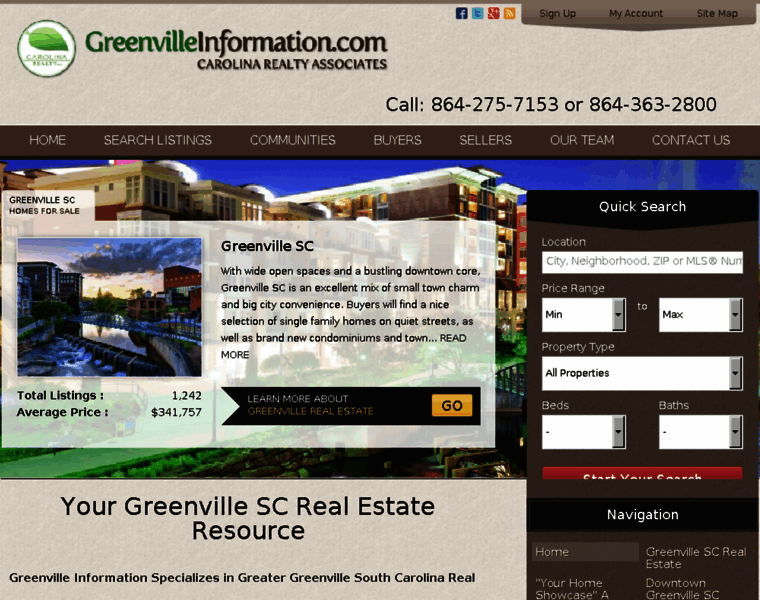 Greenvilleinformation.com thumbnail
