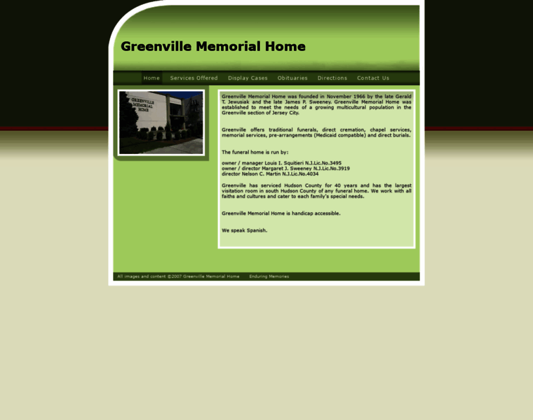 Greenvillememorialhome.com thumbnail