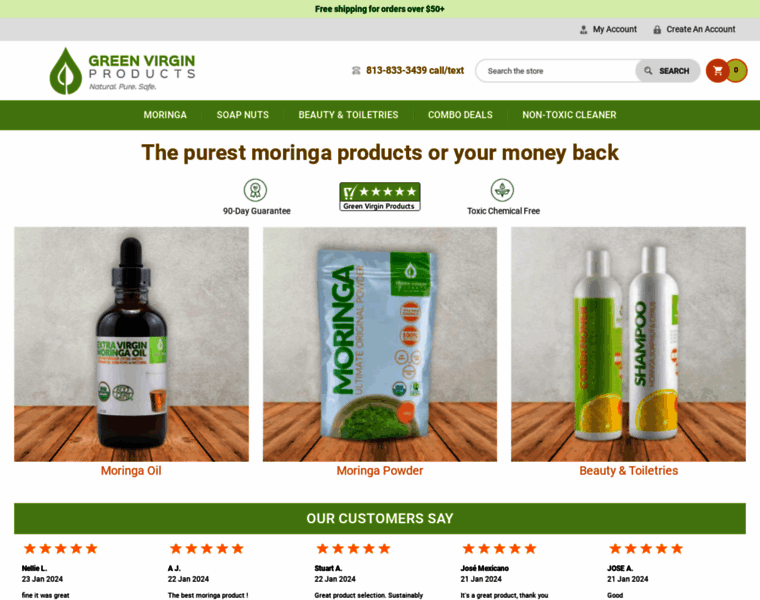Greenvirginproducts.com thumbnail