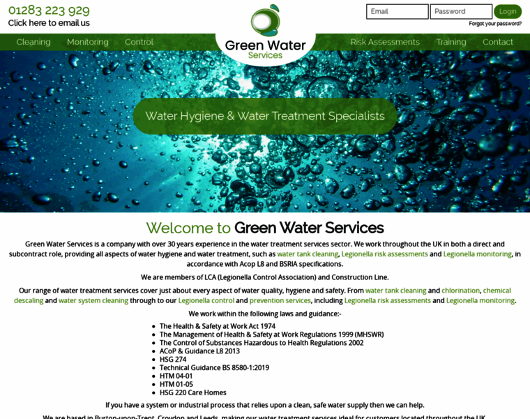 Greenwaterservices.co.uk thumbnail