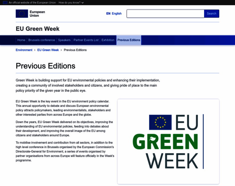 Greenweek.europa.eu thumbnail