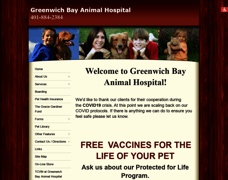 Greenwichbayanimalhospital.com thumbnail
