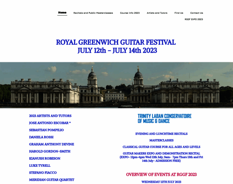 Greenwichguitarfestival.com thumbnail