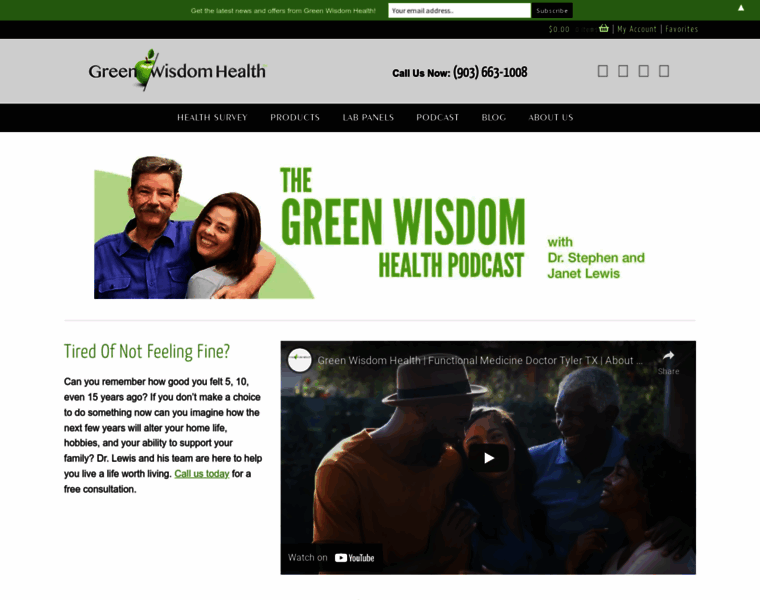 Greenwisdomhealth.com thumbnail
