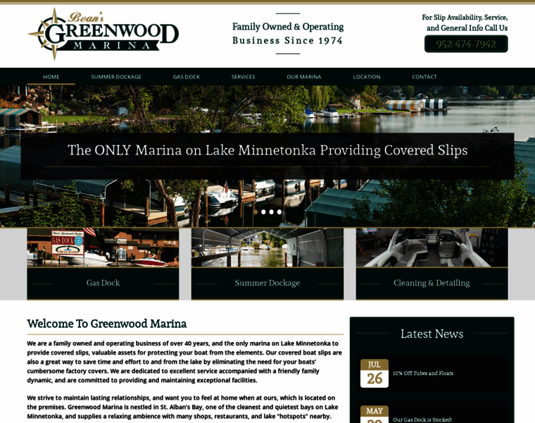 Greenwoodmarina.com thumbnail