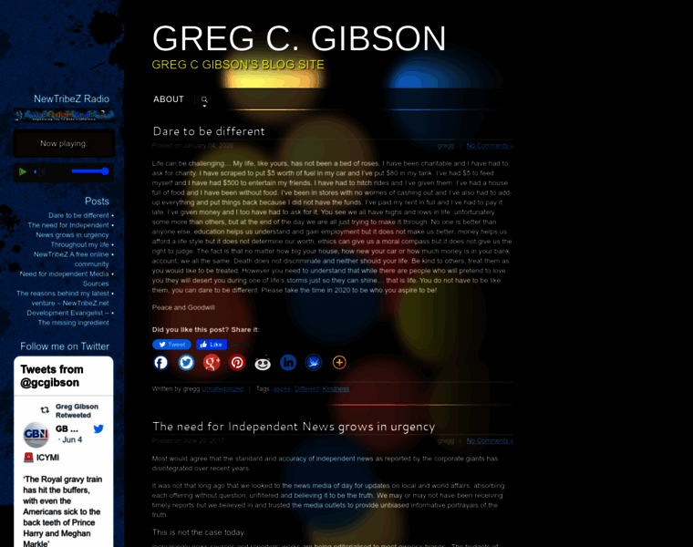 Gregcgibson.com thumbnail